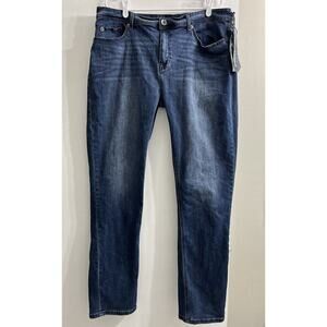 NWT SEVEN7 Slim Dark Wash Jeans 38x34‎ (measured 38x34)